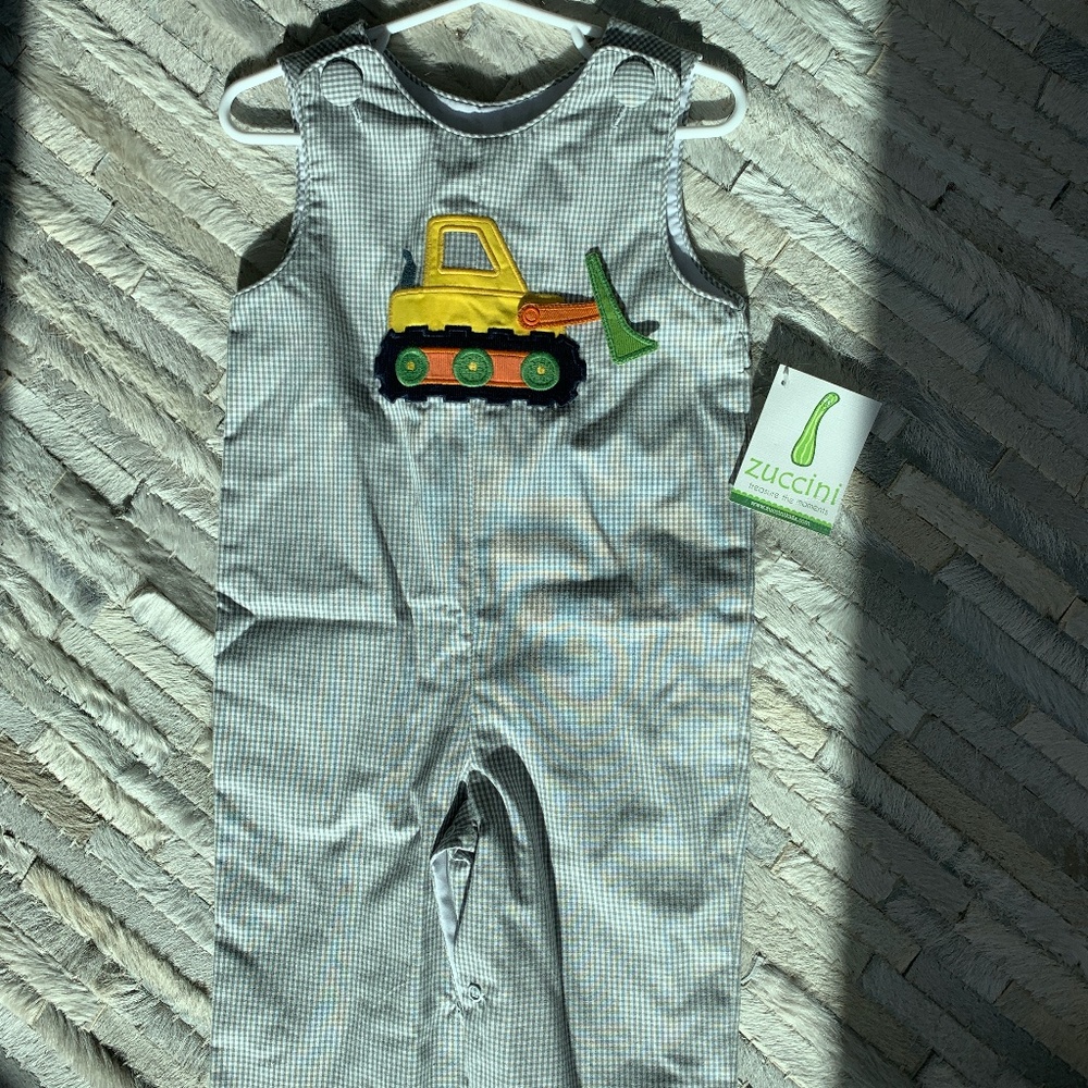 Toddler Embroidered Construction Jumper- NEW